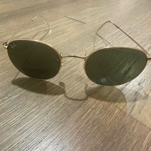 Rayban round frame gold-black sunglasses